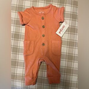 Cat & Jack Coral Baby Overalls